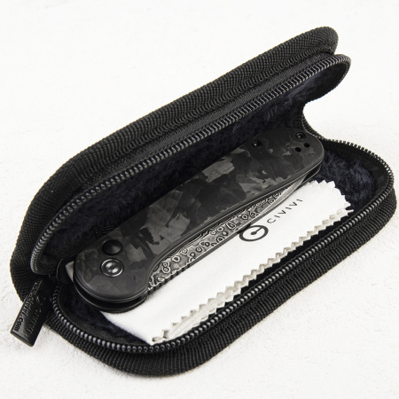 Нож CIVIVI Elementum Button Lock, Damascus, Marble Carbon Нож CIVIVI Elementum Button Lock, Damascus, Marble Carbon - купить в интернет-магазине Blademan